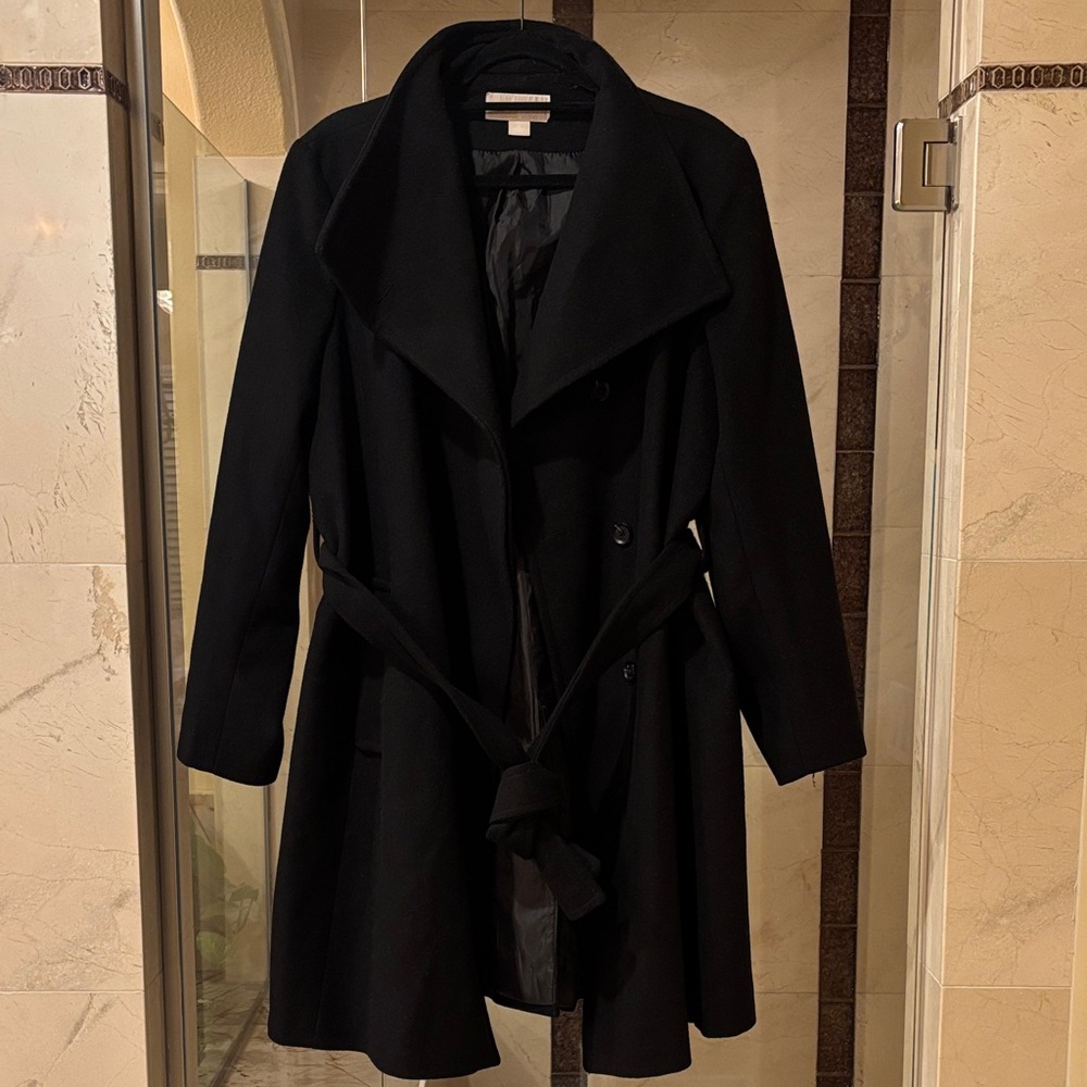 MICHAEL Michael Kors Women’s Black Trench Coat
